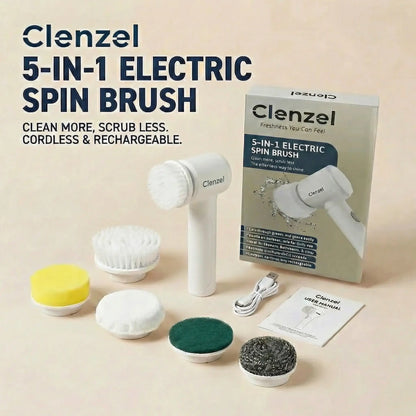 Clenzel 5-in-1 Electric Spin Brush